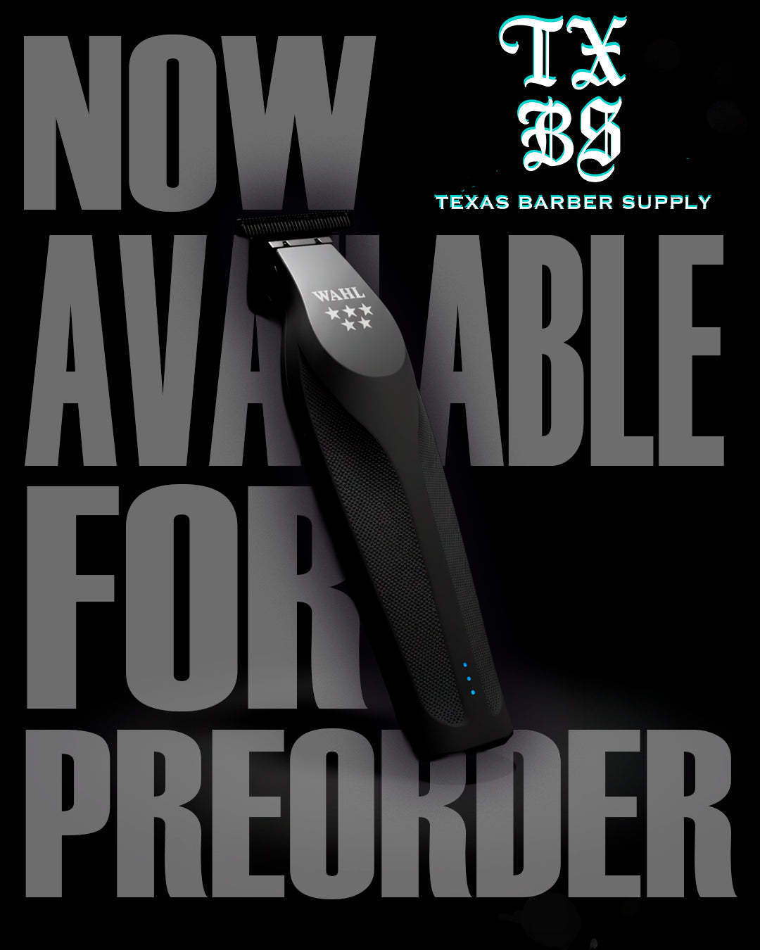 Wahl Professional Limited Edition Matte Black Nightshade Hi-Viz Trimmer (PREORDER)