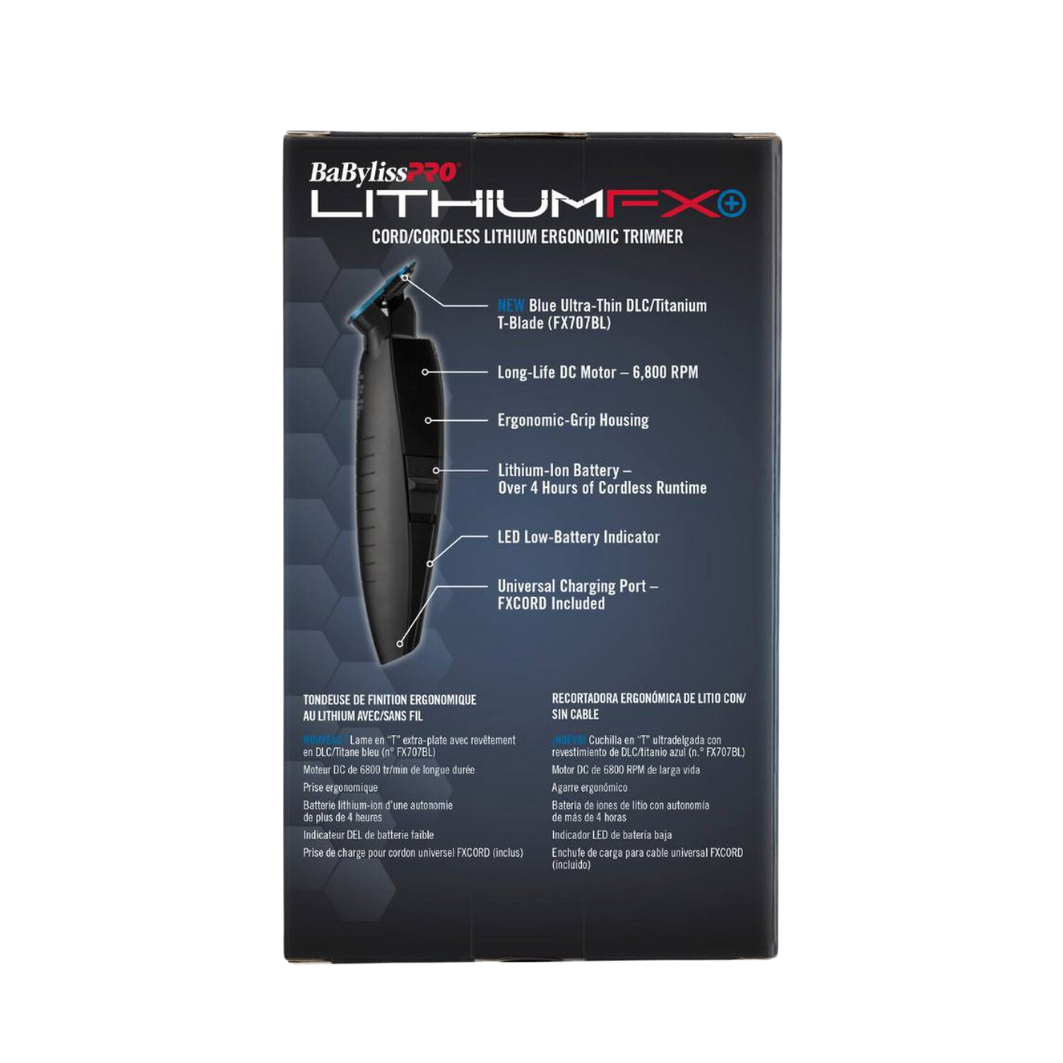 BabylissPRO Limited Edition Matte Black LithiumFX Trimmer
